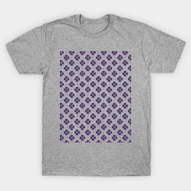 Royal Clover - Purple *Clear BG* T-Shirt by LozMac